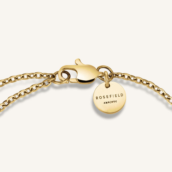 Rosefield Tennis Bracelet Goudkleurig