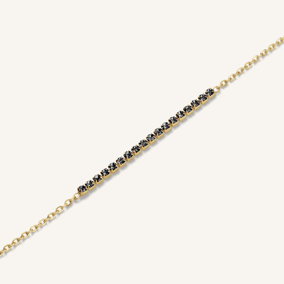 Rosefield Tennis Bracelet Goudkleurig