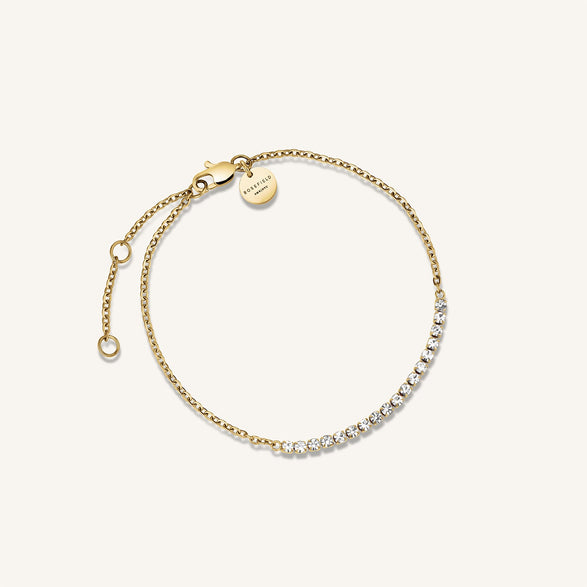 rosefield Tennis Bracelet Goudkleurig
