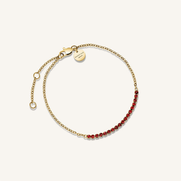 rosefield Tennis Bracelet Goudkleurig