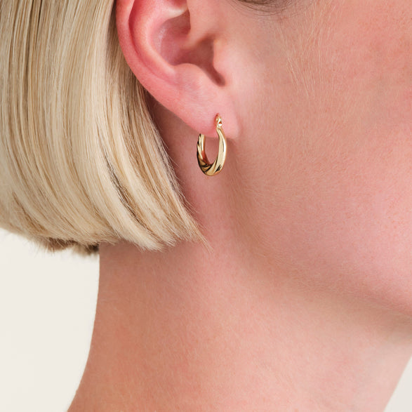 Rosefield Textured Hoops