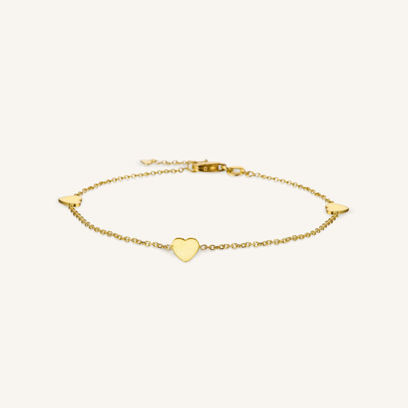 rosefield Triple Heart Bracelet