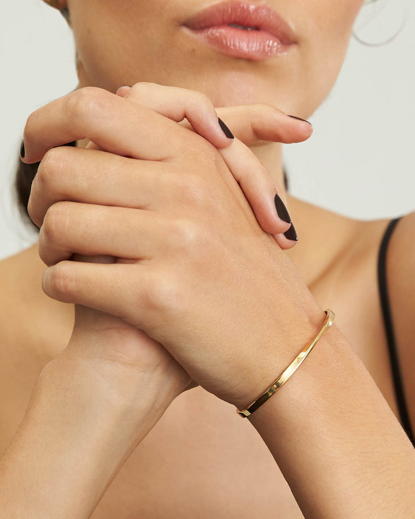 Rosefield Twisted Bangle