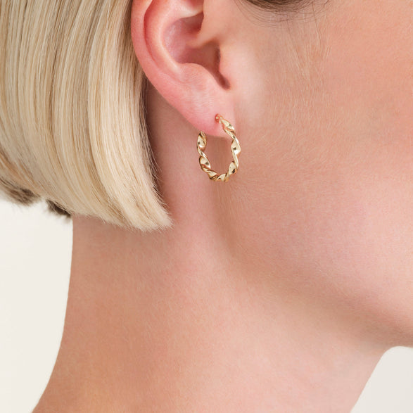 Rosefield Twisted Hoops