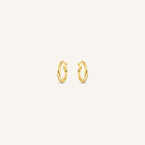 rosefield Twisted Tube Earrings