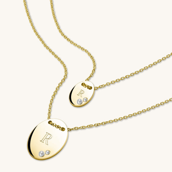 Rosefield Unite Pearl Set Goudkleurig