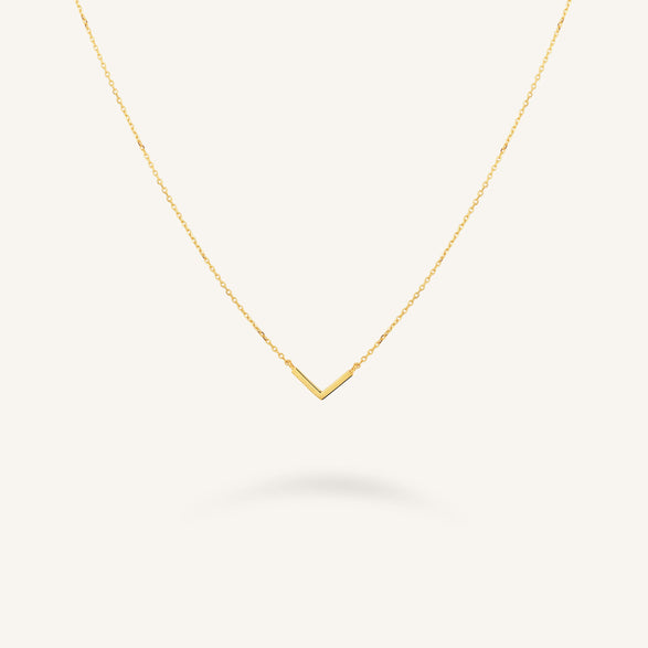 rosefield V Bar Necklace