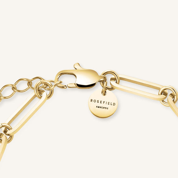 Rosefield Vintage Oval Bracelet Goud