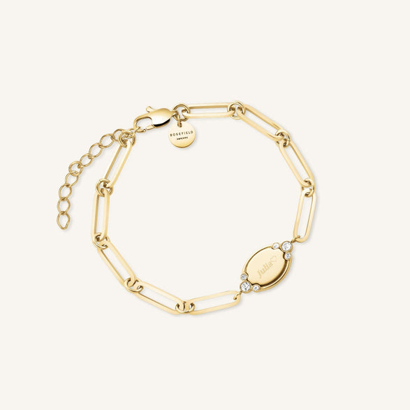 Rosefield Vintage Oval Bracelet Goud