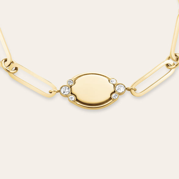 rosefield Vintage Oval Bracelet Goud