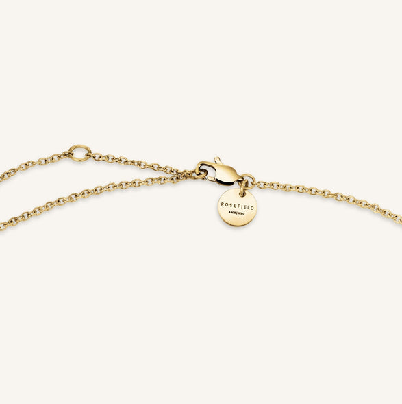 Rosefield Vintage Oval Necklace Goud
