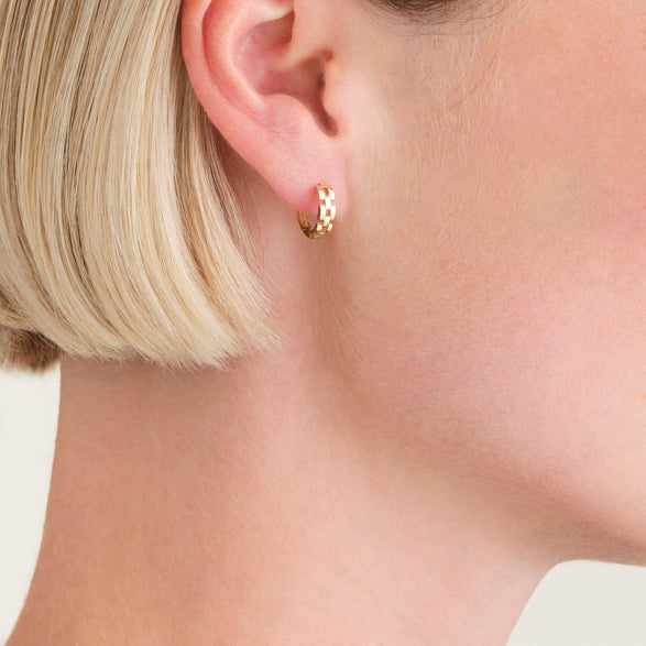 Rosefield Watch Chain Hoops