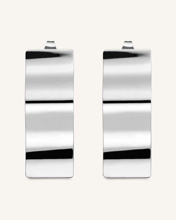 Rosefield Wave Charm Earring