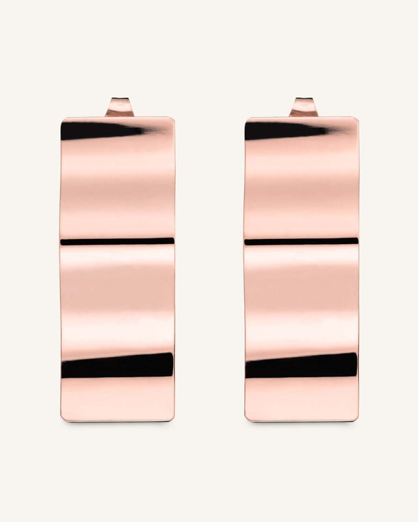 Rosefield Wave Charm Earring