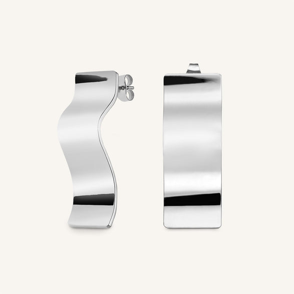 rosefield Wave Charm Earring