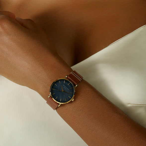 Rosefield West Village Black Cognac