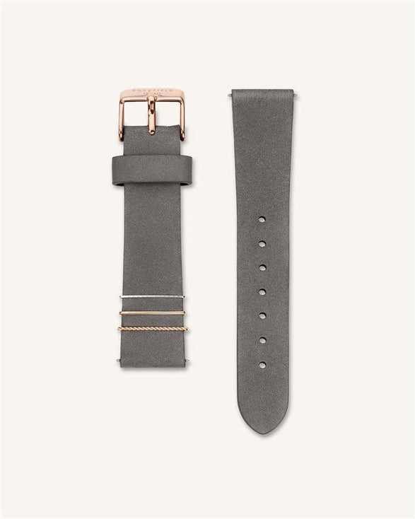 Rosefield West Village Grey + Strap Gift Set