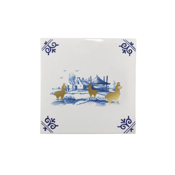 royal delft Alpaca boerderij