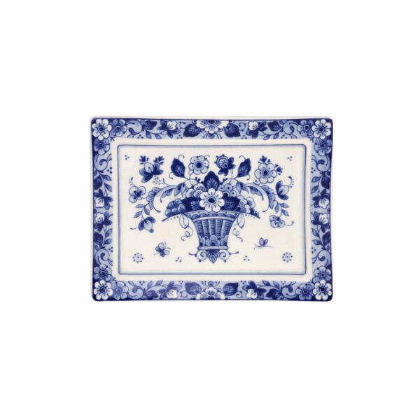 royal delft Bord bloemenmand