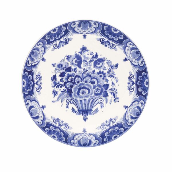 royal delft Bord bloemenmand
