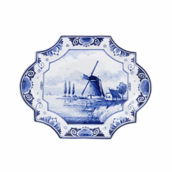 royal delft Bord molen