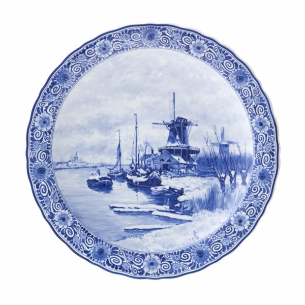 royal delft Bord molen Apol
