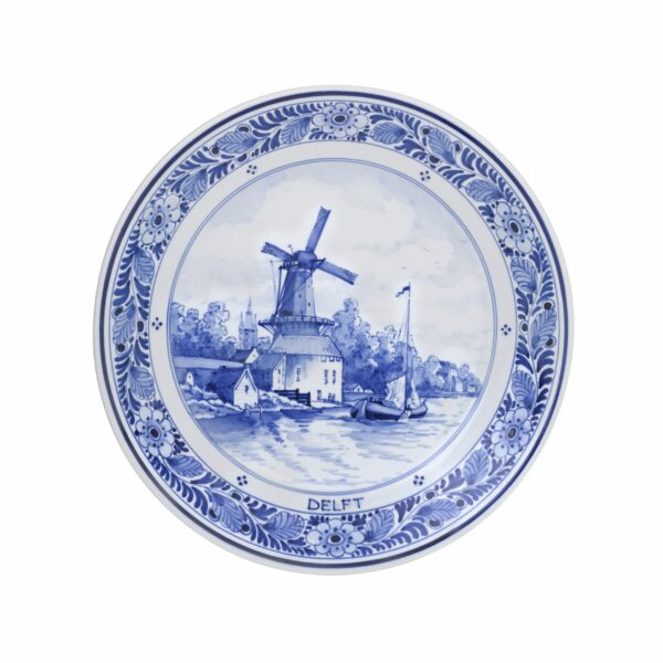 royal delft Bord molen De Roos Delft