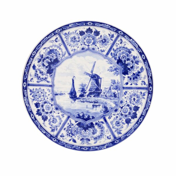 royal delft Bord molen