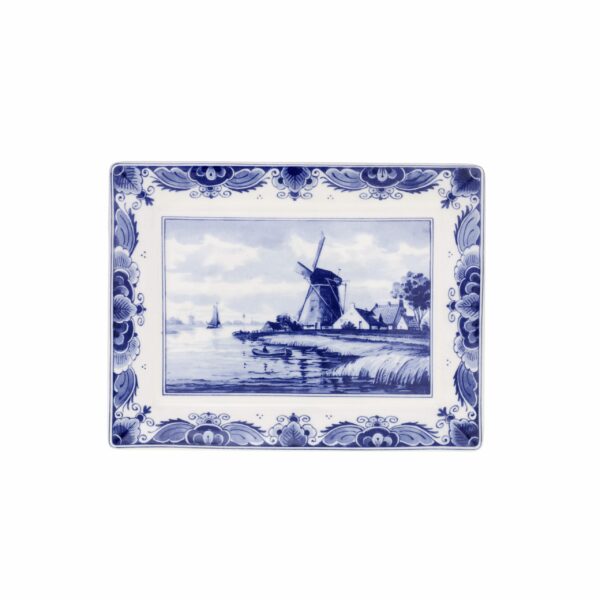 royal delft Bord molen