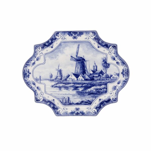 royal delft Bord molen