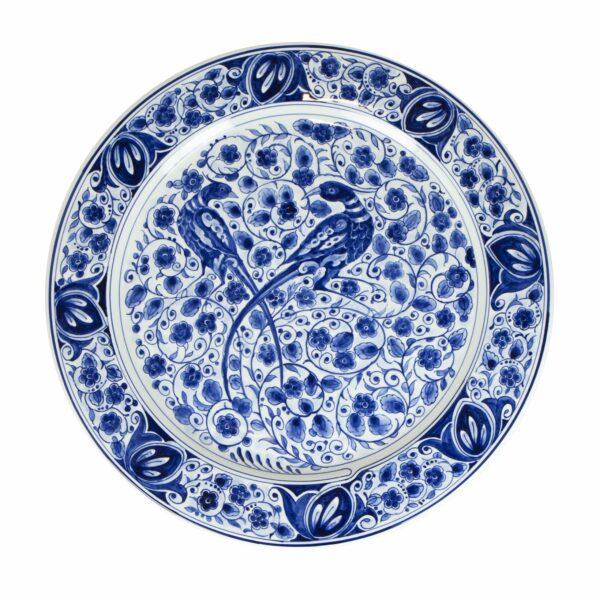 royal delft Bord pauw