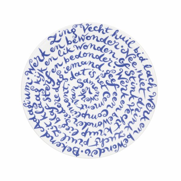 royal delft Bord "Samenwerken"