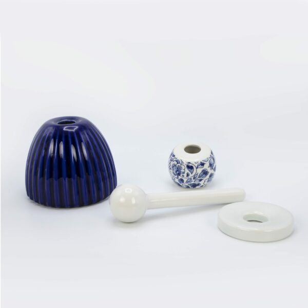 Royal Delft Cobalt Flower Pattern