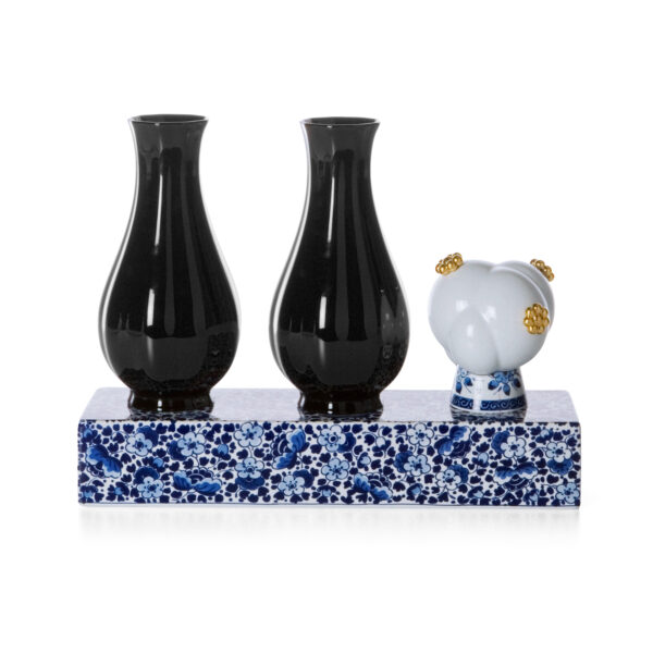 Royal Delft Delft Blue Black Vase