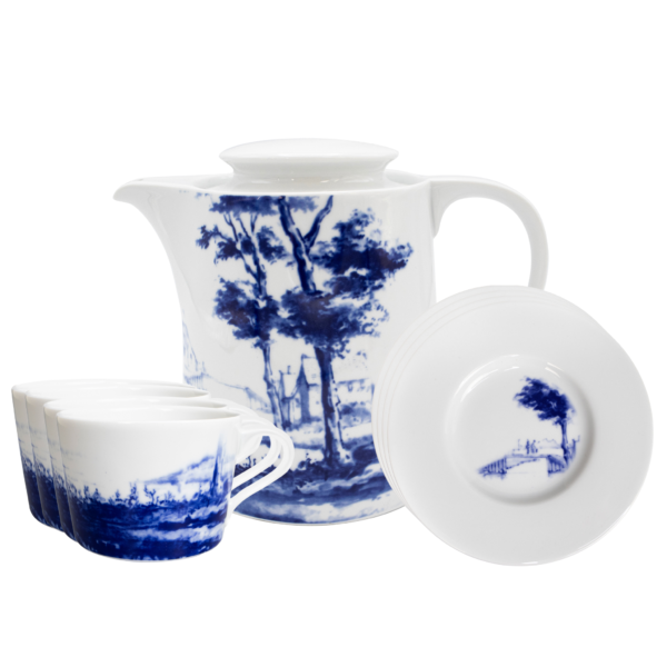 royal delft Dutch Dawn thee pot set