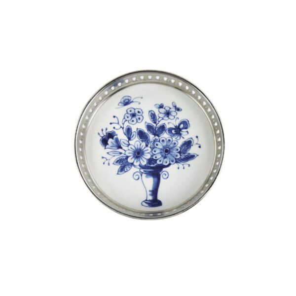 royal delft Flessenonderzetter bloem