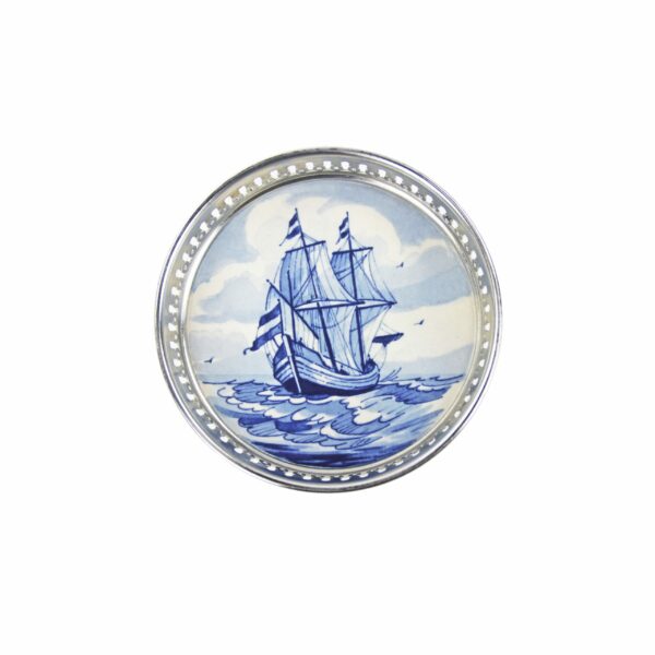 royal delft Flessenonderzetter schip