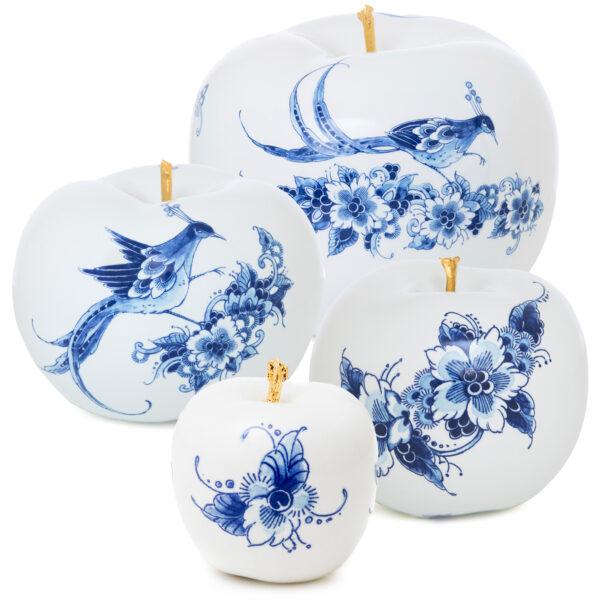 royal delft FLEUR Touch of Gold set