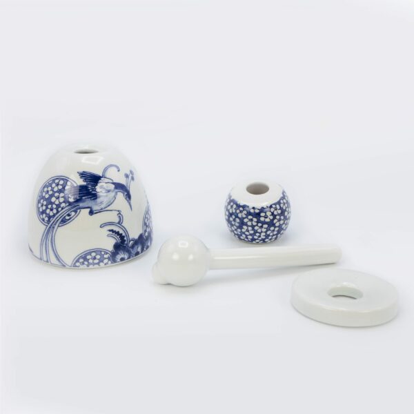 Royal Delft Flower Peacocks