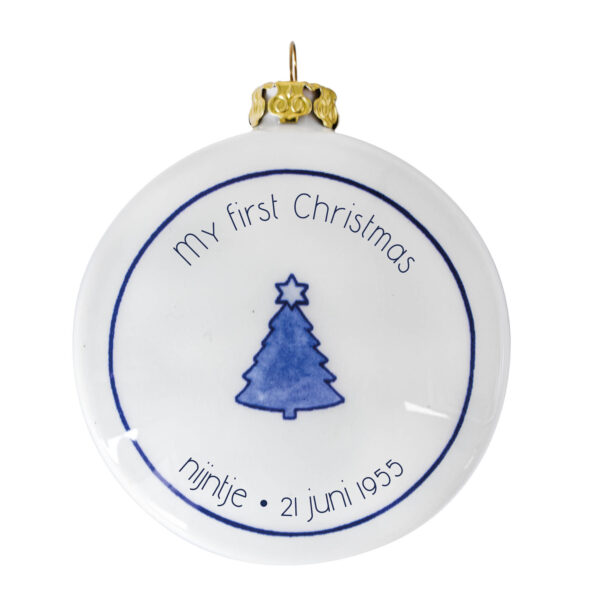 royal delft Geboorte kerstornament nijntje sterren