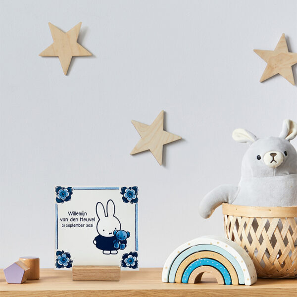 Royal Delft Geboortetegel Nijntje Beer