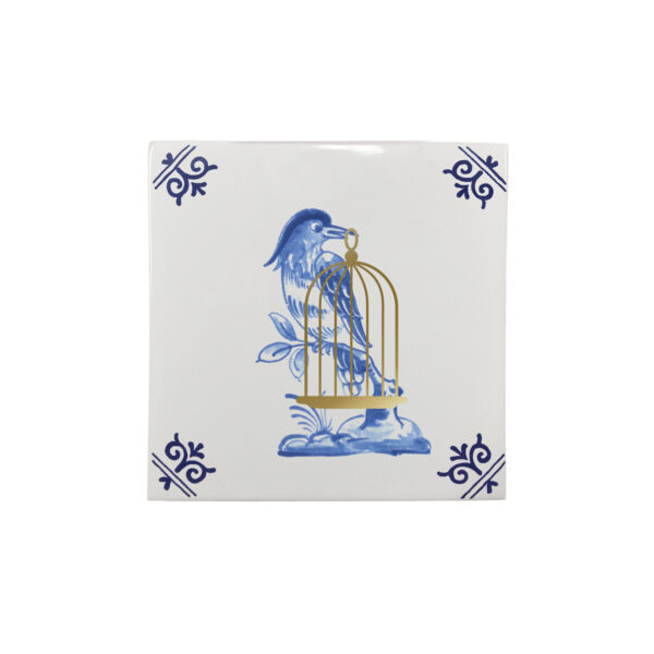 royal delft Gouden kooi