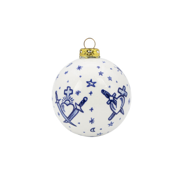royal delft Kerstbal Henk Schiffmacher