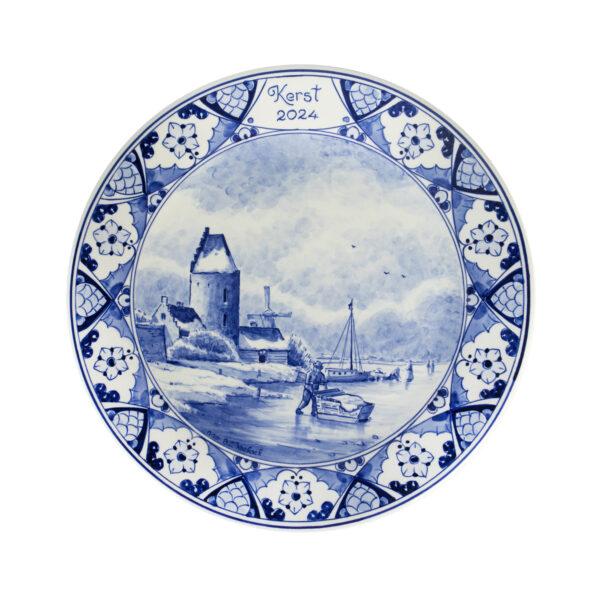 royal delft Kerstbord 2024