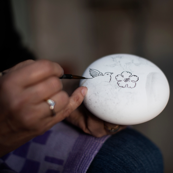 Royal Delft Memento Blue Pebble Free As A Bird