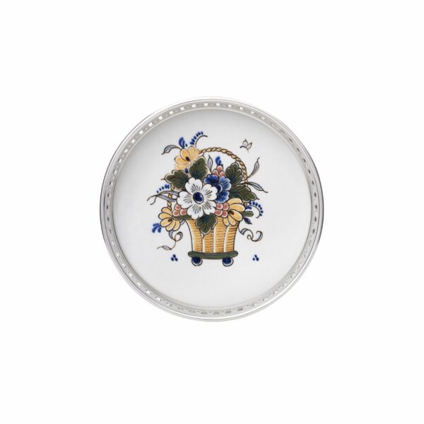 royal delft Onderzetter bloemenmand