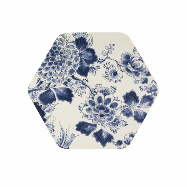 royal delft Placemat Hexagon Flora & Fauna