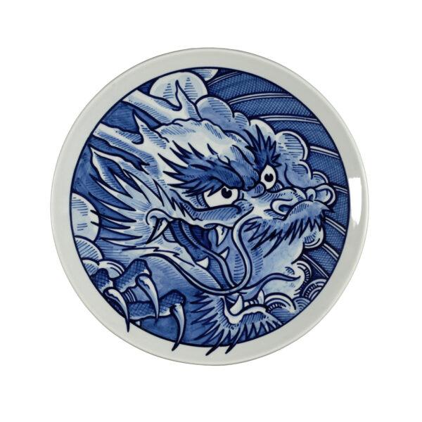 royal delft Plate Blue Dragon