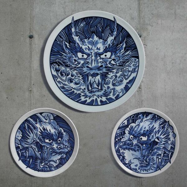 royal delft Royal Blue Dragon Series