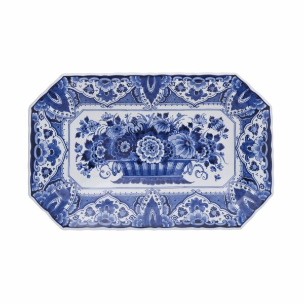 royal delft Schotel 8-kant klein